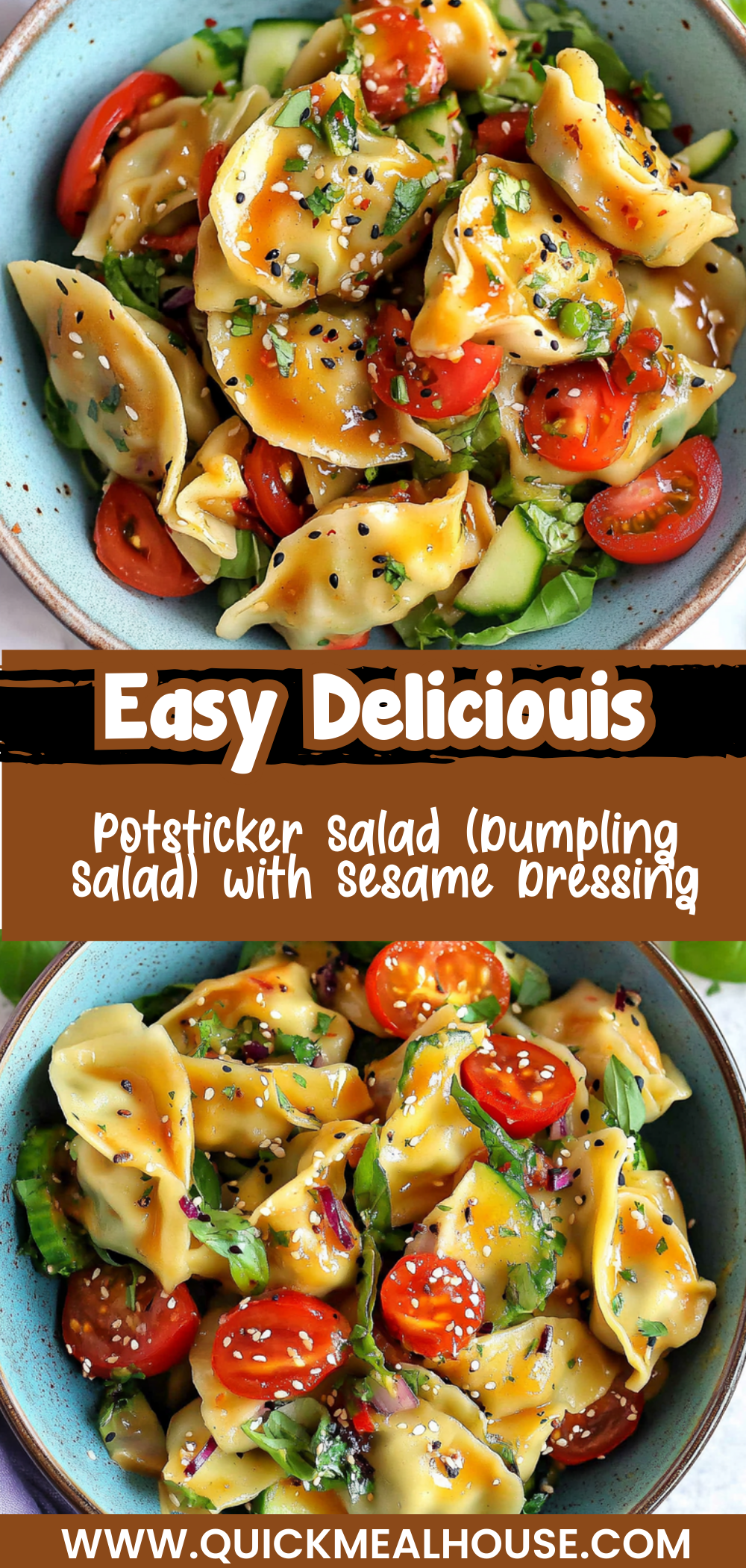 Potsticker Salad (Dumpling Salad)