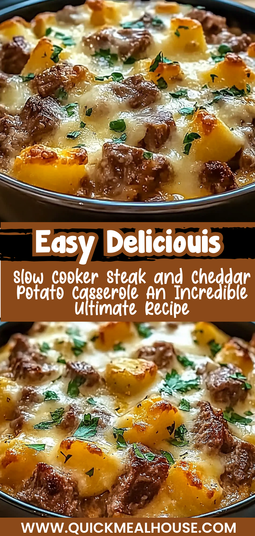 Slow Cooker Steak and Cheddar Potato Casserole: An Incredible Ultimate Recipe
