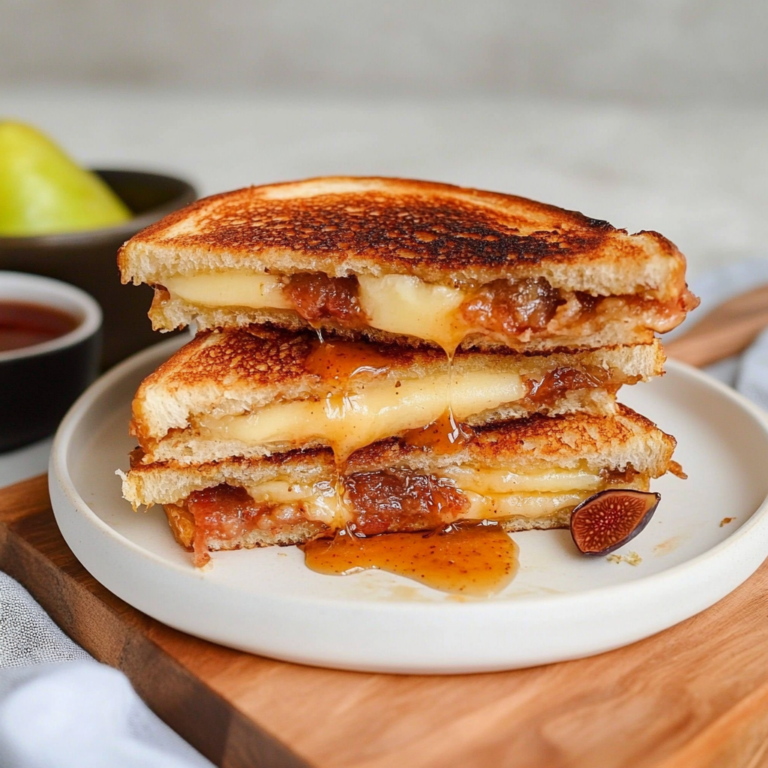 Irresistible Bacon, Pear and Fig Grilled Cheese Recipe