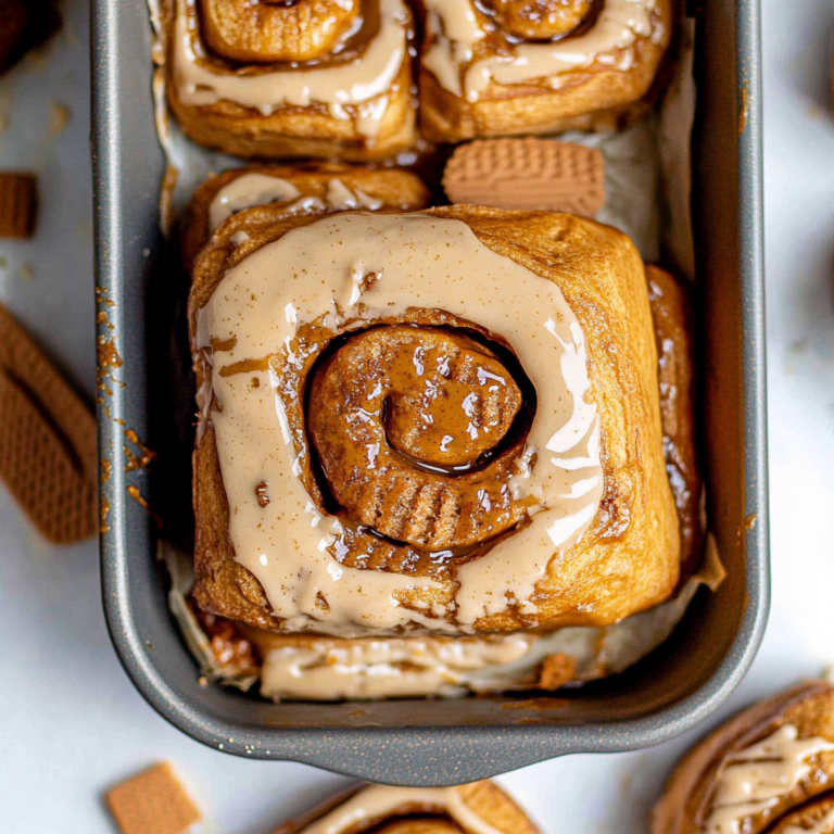 Irresistible Biscoff Cookie Butter Cinnamon Rolls Recipe