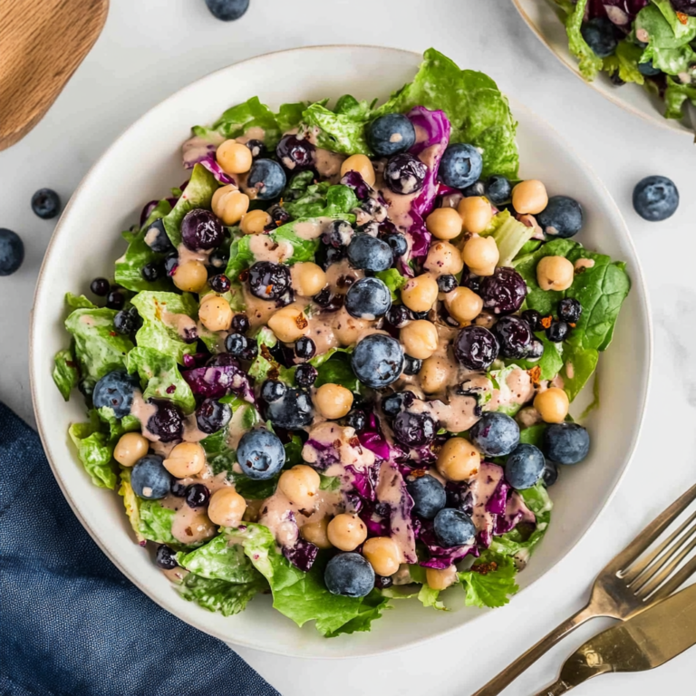 Ultimate Chickpea Blueberry Salad: Fresh & Flavorful Delight