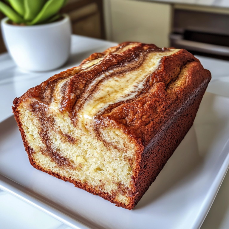 Irresistible Cream Cheese Cinnamon Swirl Banana Bread Recipe