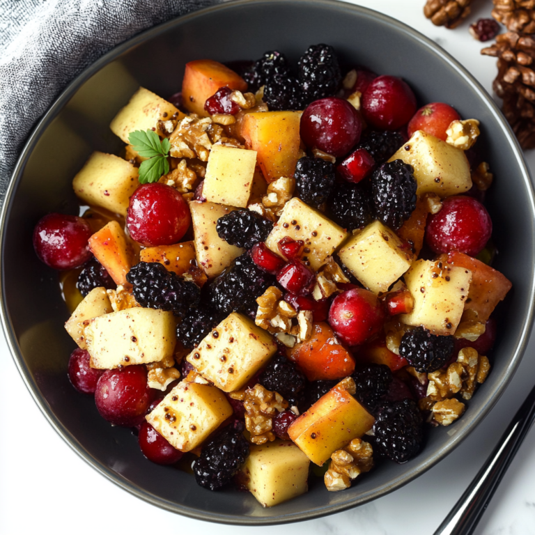 Ultimate Fall Fruit Salad Recipe with Cinnamon Orange Dre…