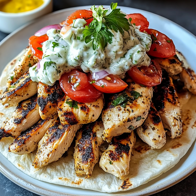Irresistible Greek Chicken Gyros with Lemon-Herb Marinade