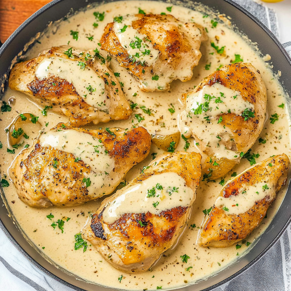 Elevate Dinner with High-Protein Creamy Garlic Cheesy Chi…