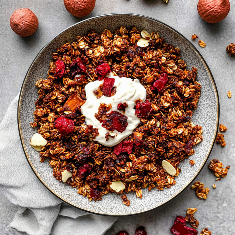 Irresistible Holiday Gingerbread Granola Recipe Delight