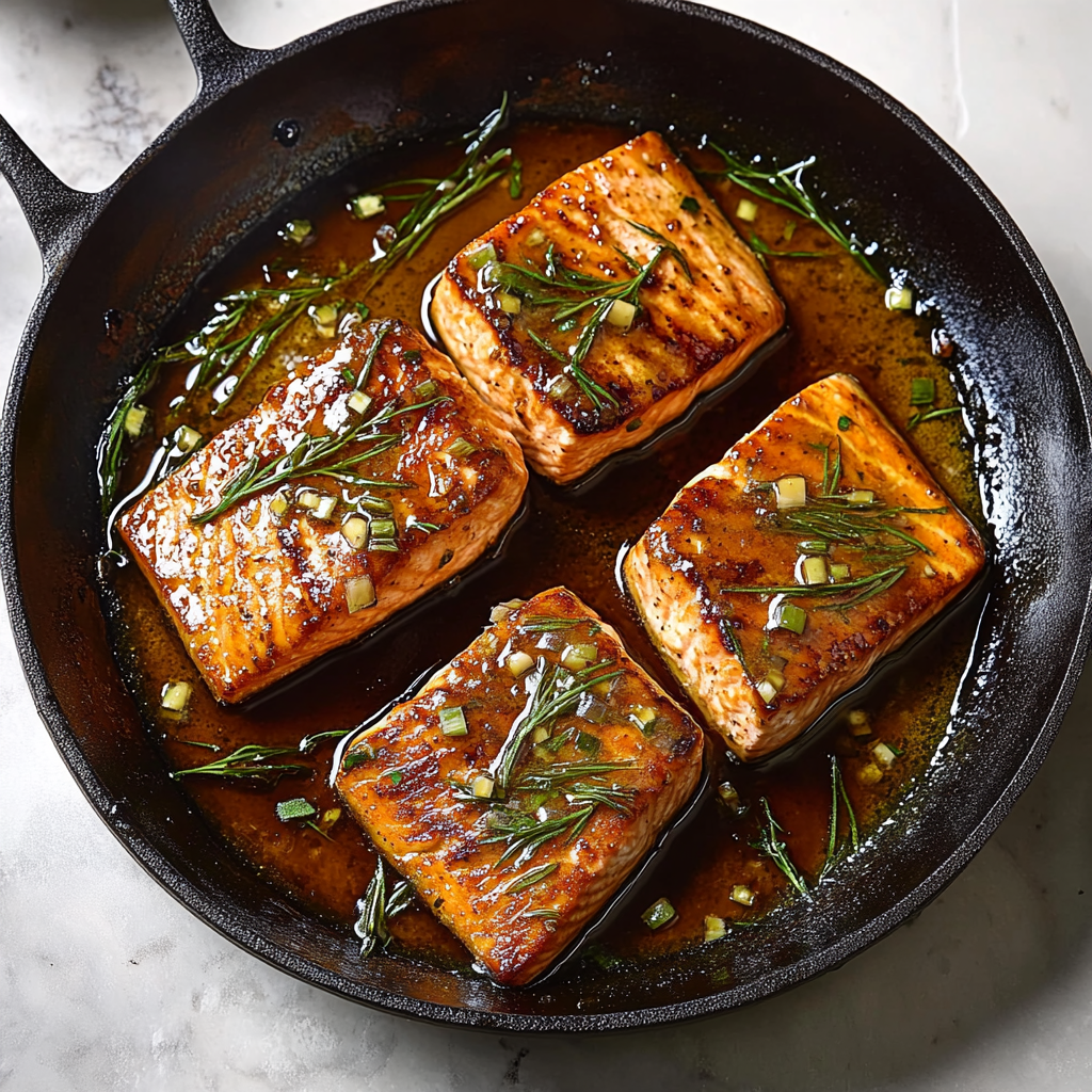 The Best Honey Garlic Salmon Recipe in 15 Minutes!