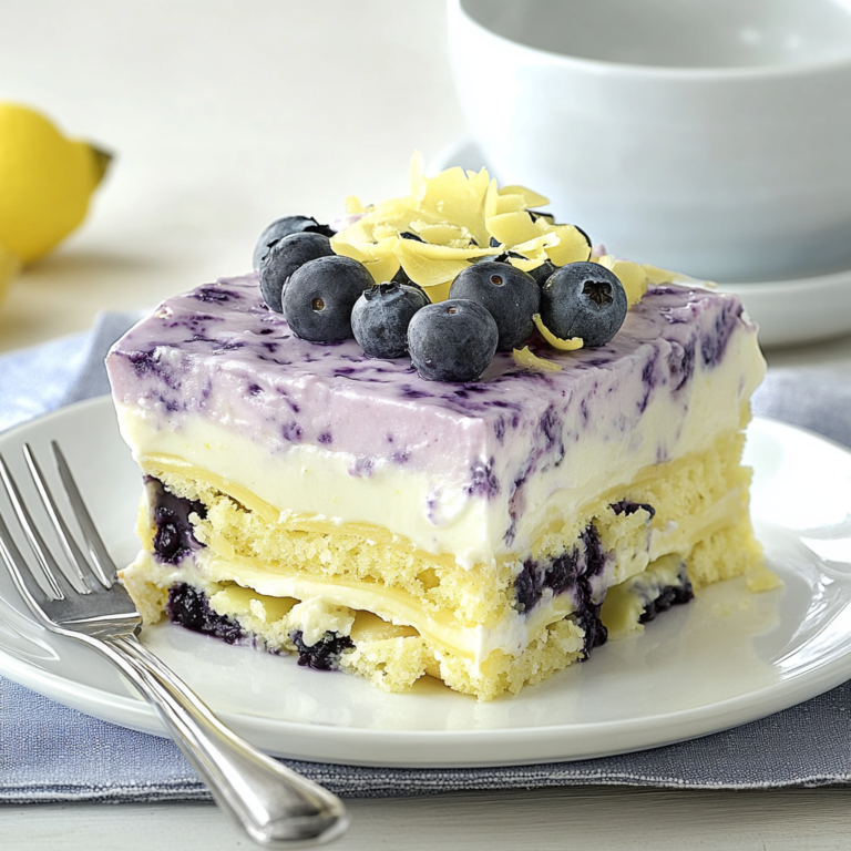 Ultimate Lemon Blueberry Lasagna: A Refreshing Delight
