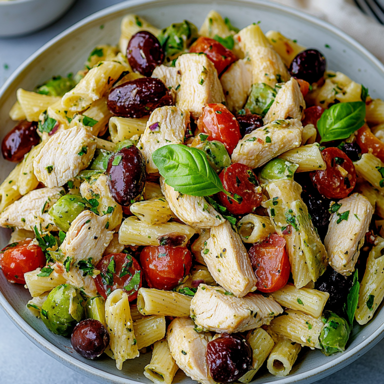 Irresistible Mediterranean Chicken Pasta Salad Recipe