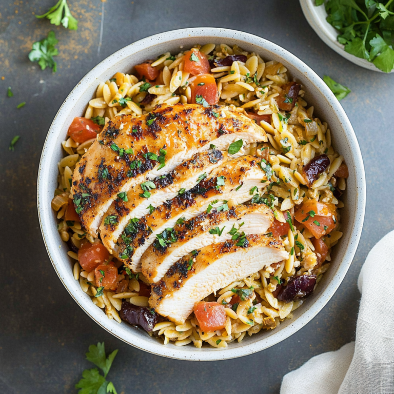 Irresistible Mediterranean Chicken and Orzo Recipe