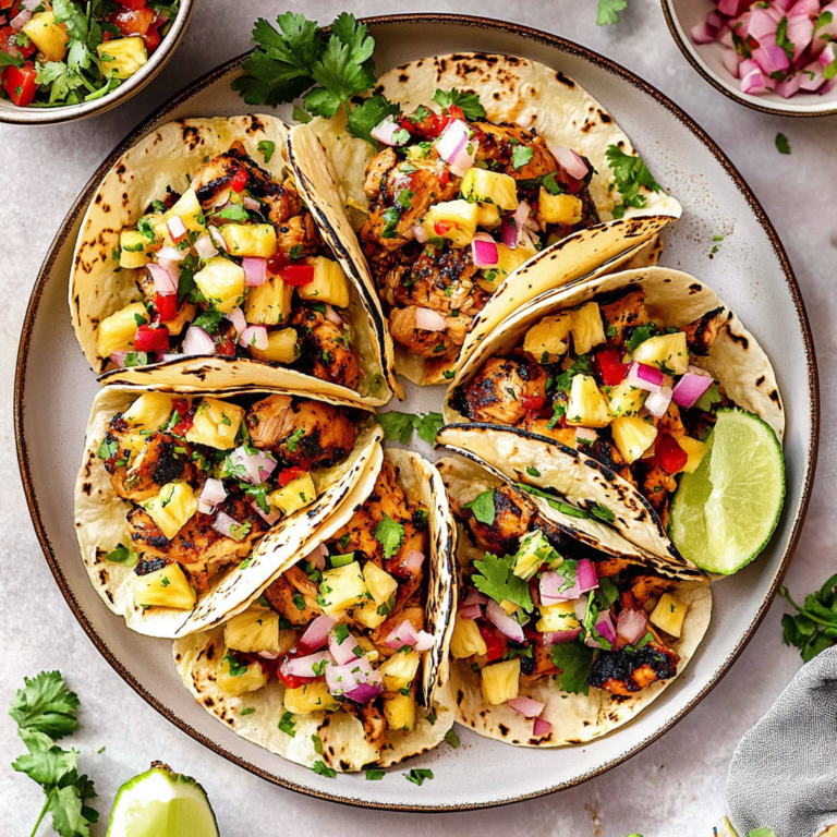Transform Taco Night with One-Pan Chicken & Pineapple Tacos