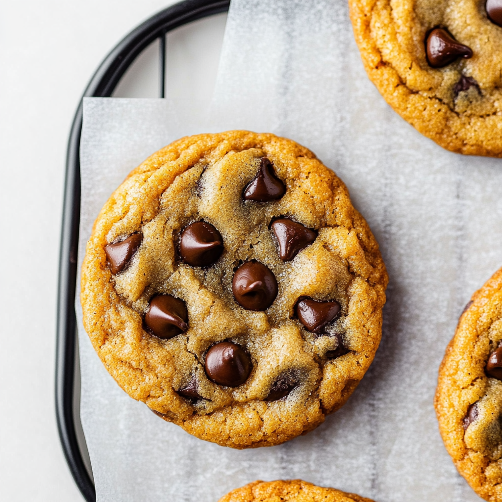 Perfect, Soft and Chewy Chocolate Chip Cookies Recipe