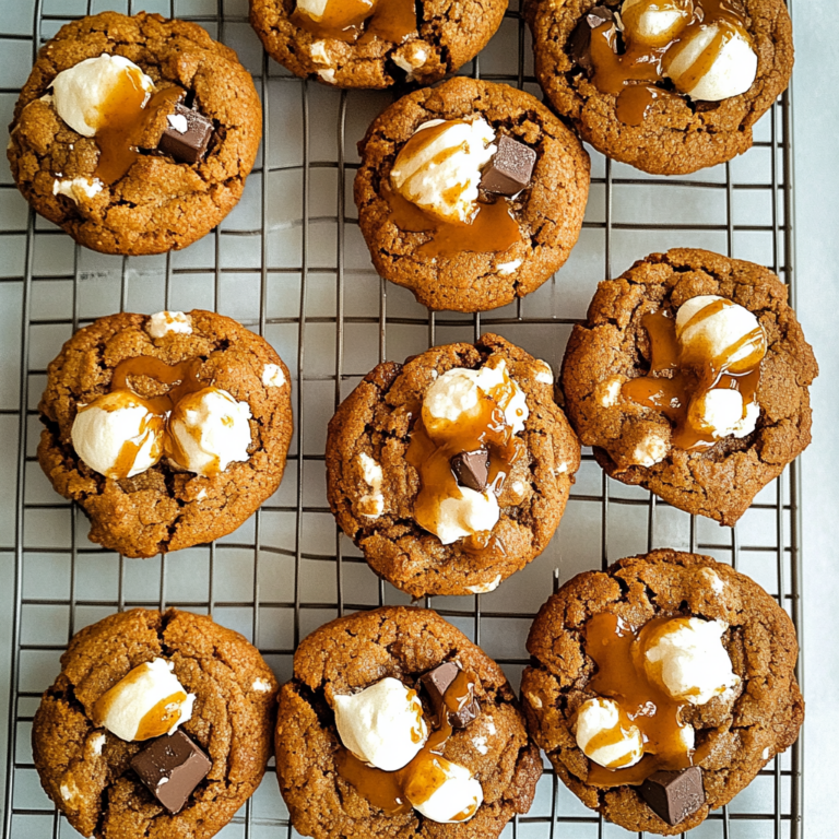 Indulge in Irresistible Pumpkin S’mores Cookies Today!