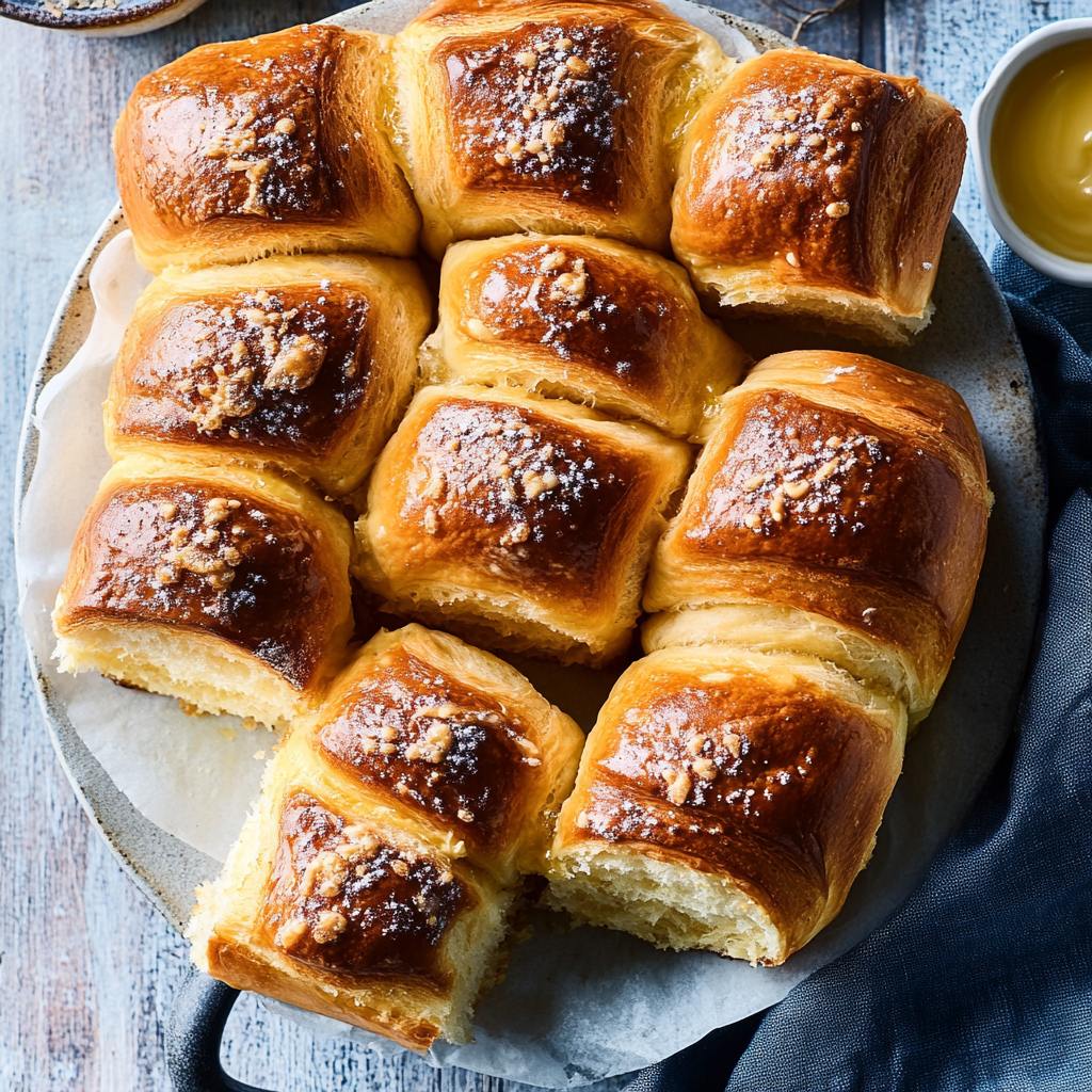 Irresistible Salted Sage Honey Butter Brioche Rolls Recipe