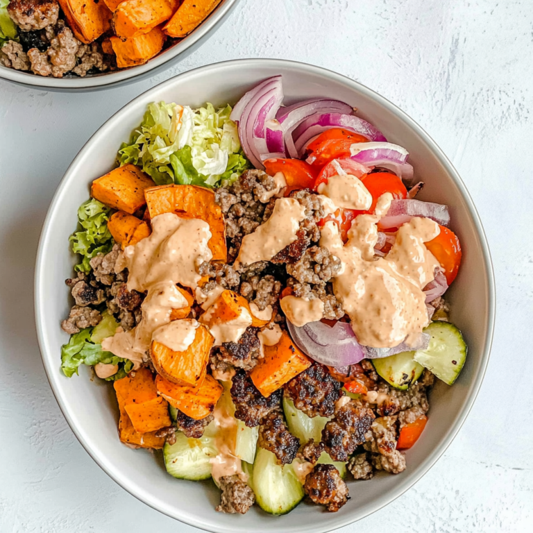 Irresistible Sweet Potato Burger Bowl Recipe to Try Tonight