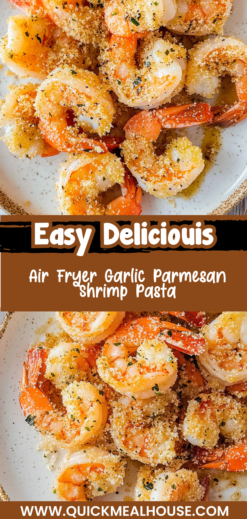 Air Fryer Garlic Parmesan Shrimp