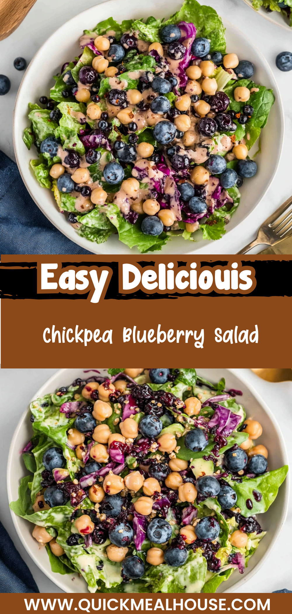 Chickpea Blueberry Salad
