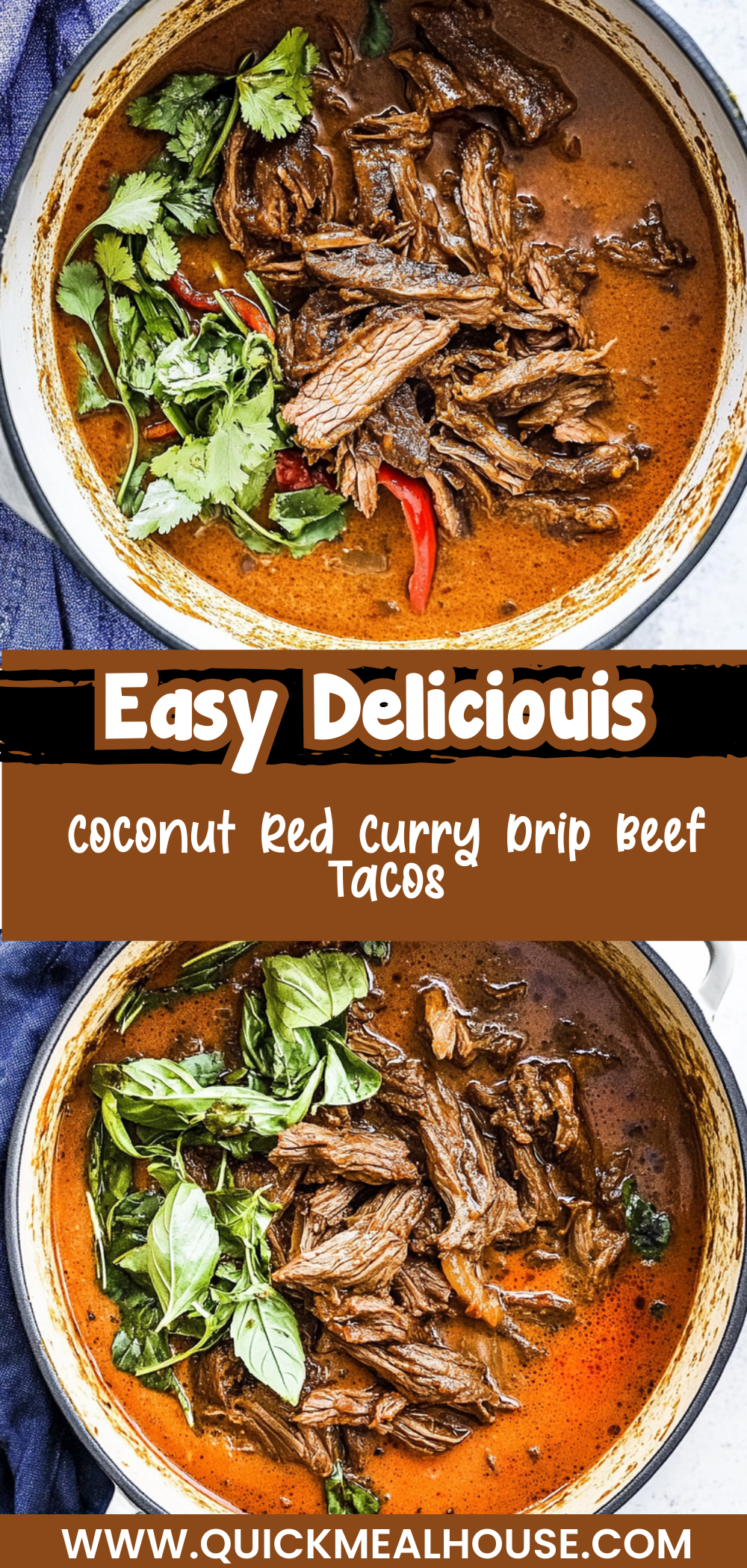 Coconut Red Curry Drip Beef