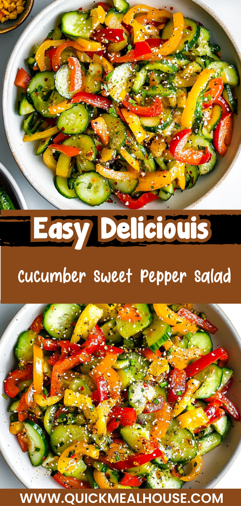 Cucumber Sweet Pepper Salad