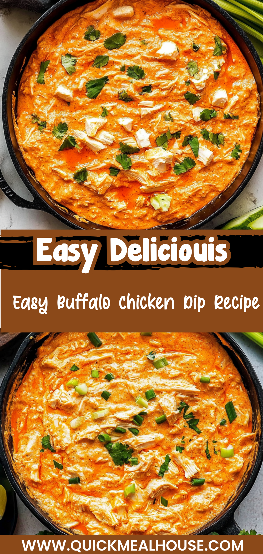 Easy Buffalo Chicken Dip Recipe