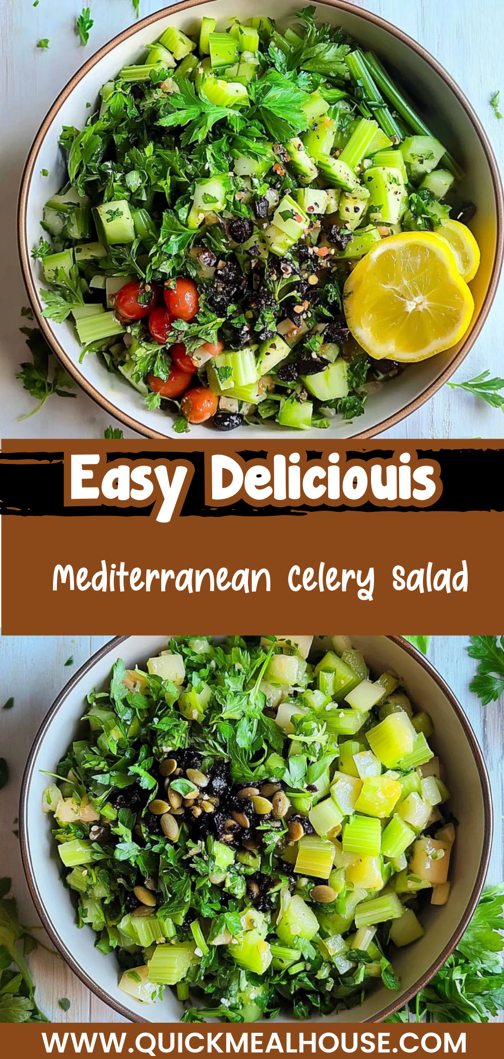 Mediterranean Celery Salad