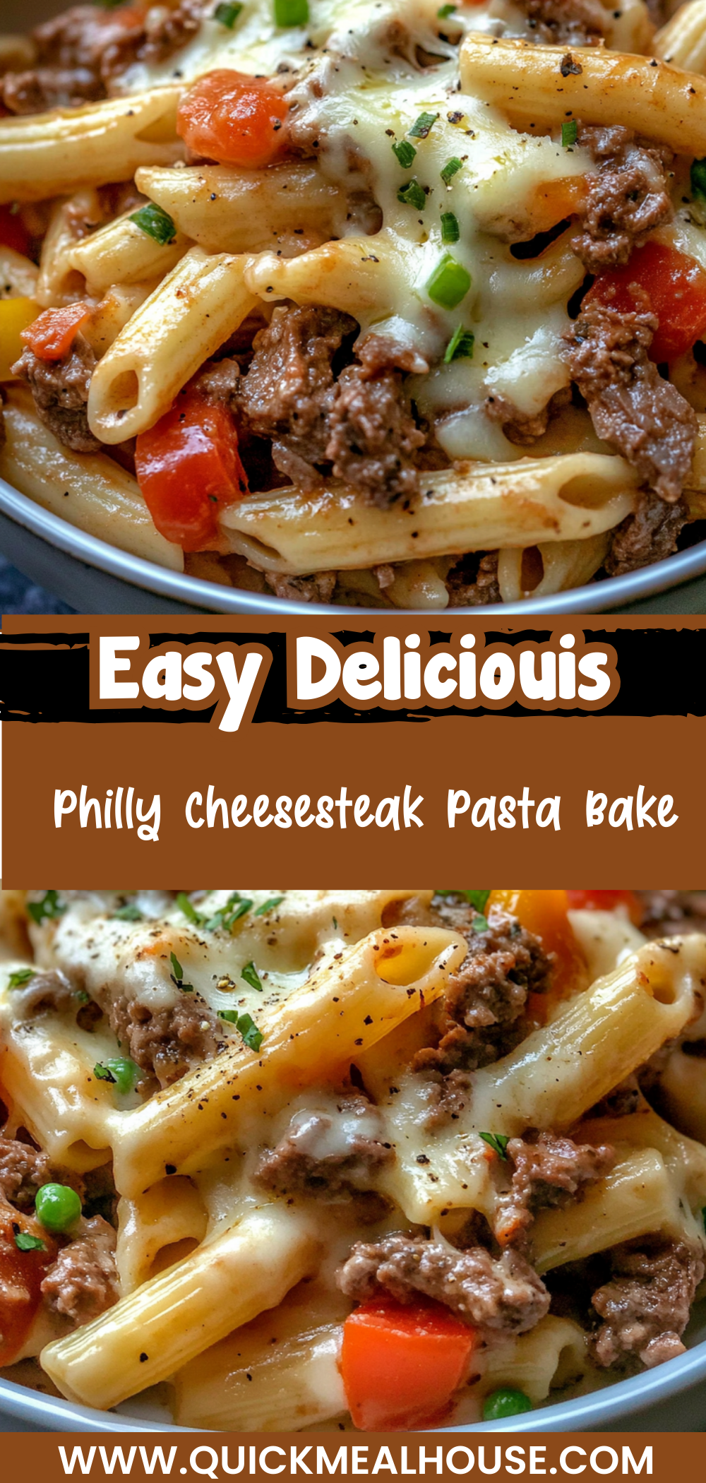 Philly Cheesesteak Pasta