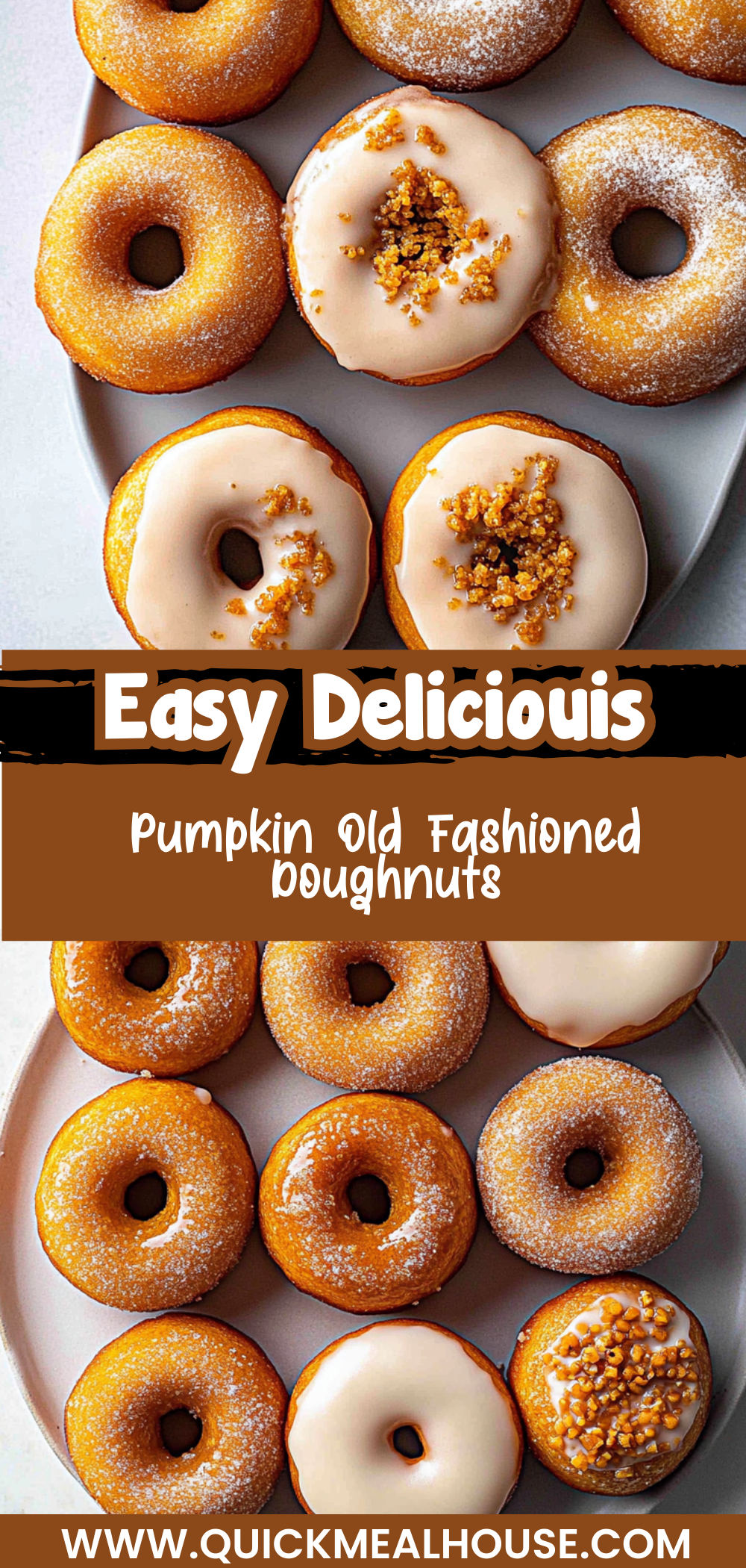 Pumpkin Old Fashioned Doughnuts