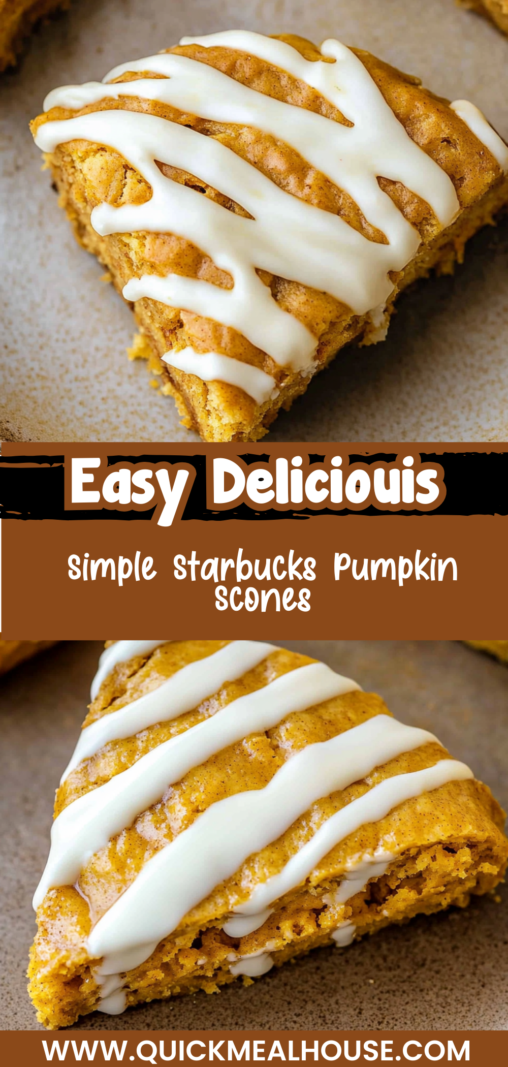 Simple Starbucks Pumpkin Scones
