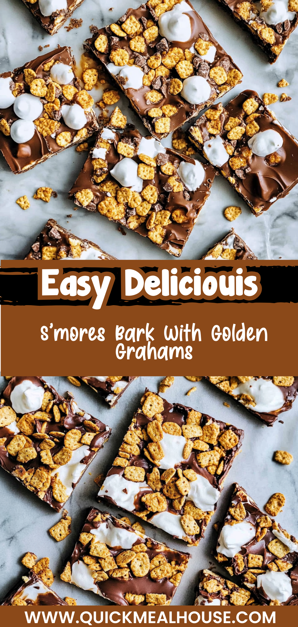 S’mores Bark With Golden Grahams