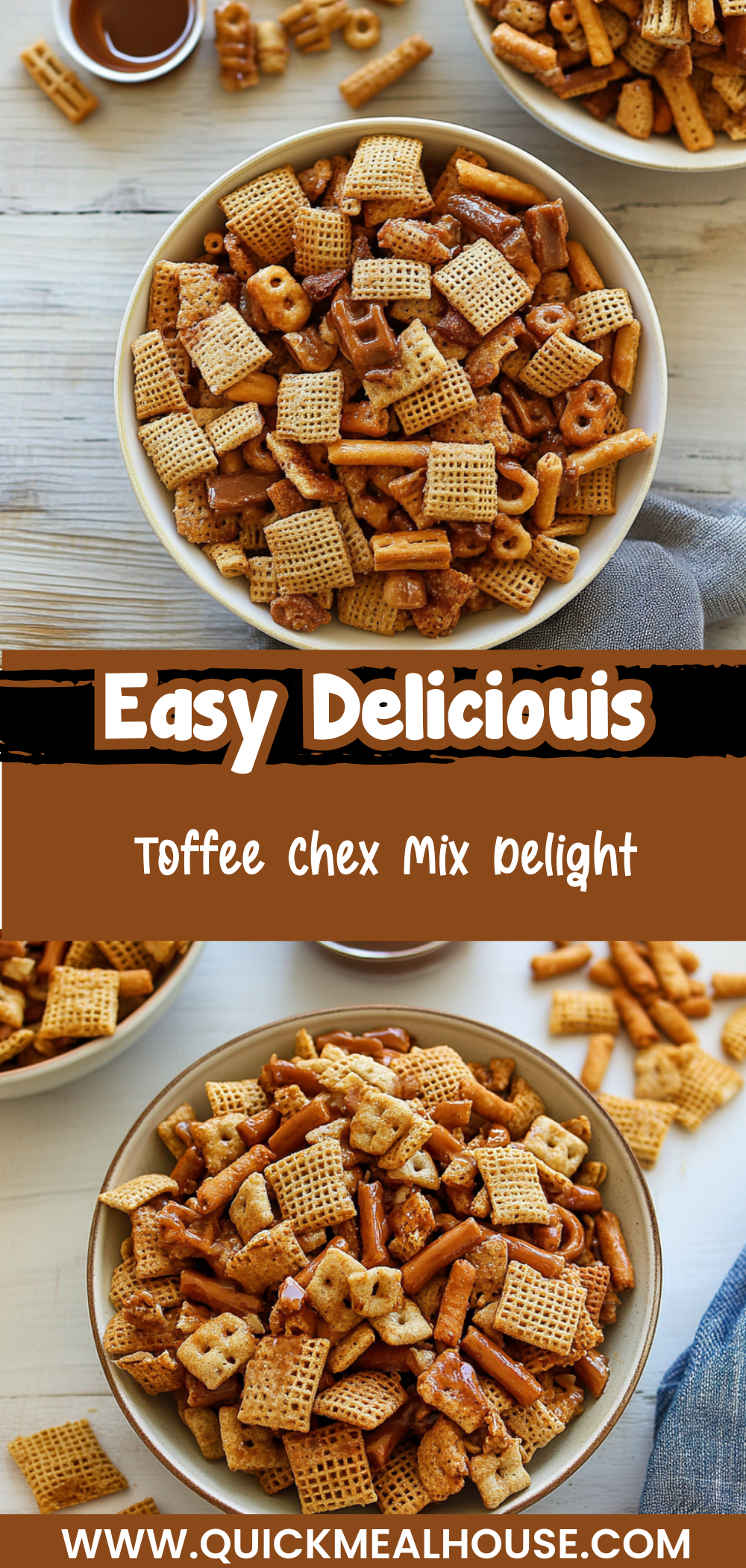 Toffee Chex Mix