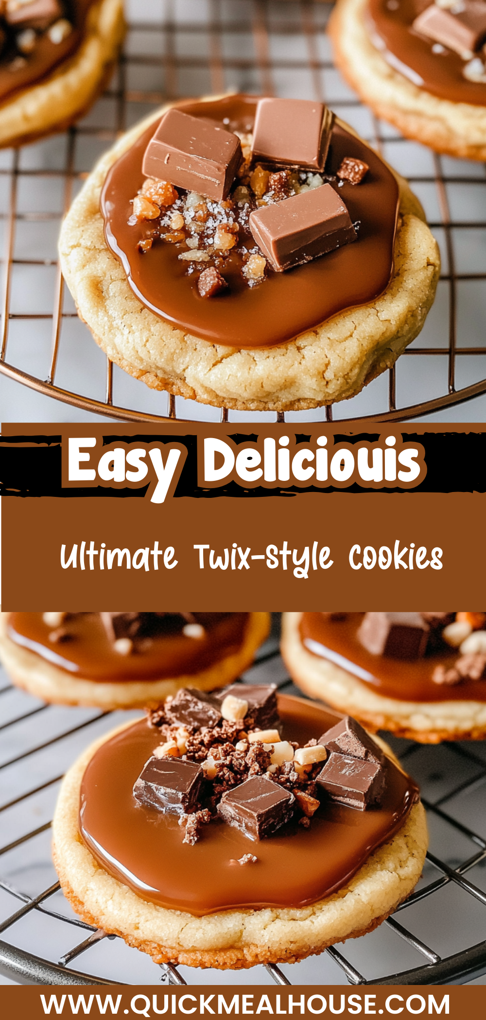 Ultimate Twix-Style Cookies