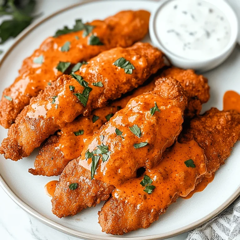 Baked Buffalo Chicken Tenders: Crispy and Irresistible De…