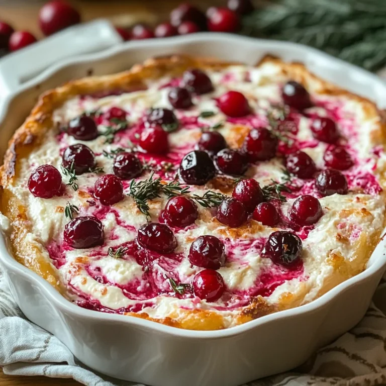 Baked Cranberry Cream Cheese Dip: A Cozy Delight