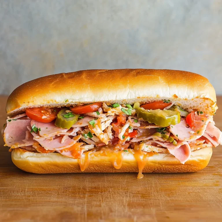 Baked Italian Sub Sandwiches: Comforting and Cheesy Delight