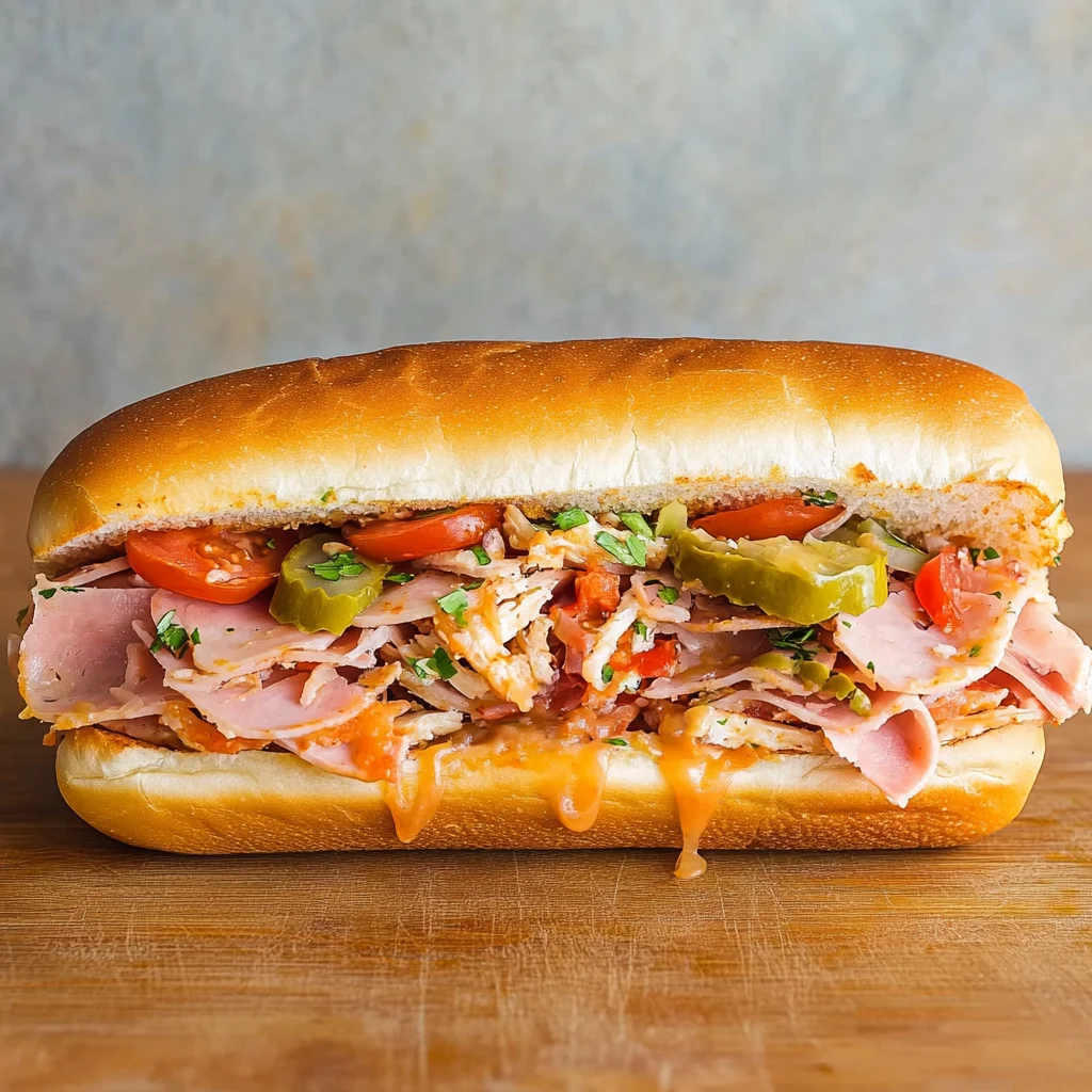 Baked Italian Sub Sandwiches: Comforting and Cheesy Delight