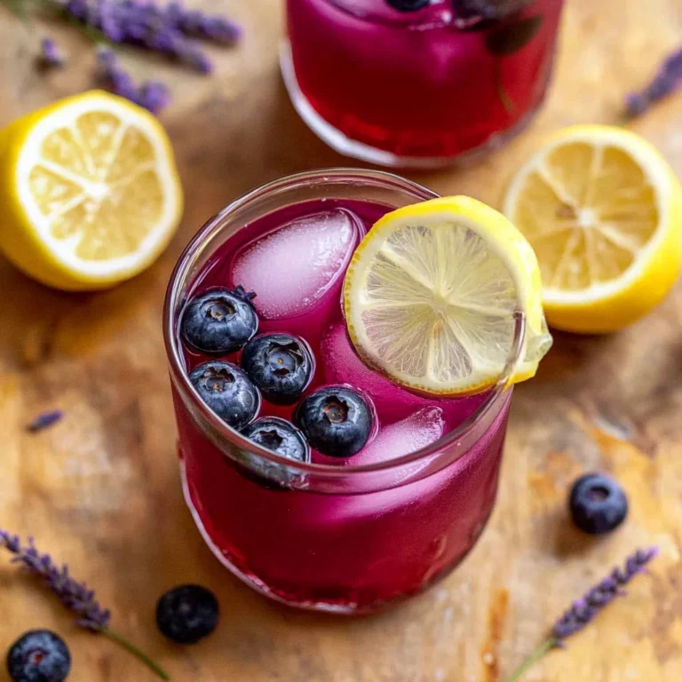 Blueberry Basil Lemon Lavender Mocktail: Refreshingly Unique