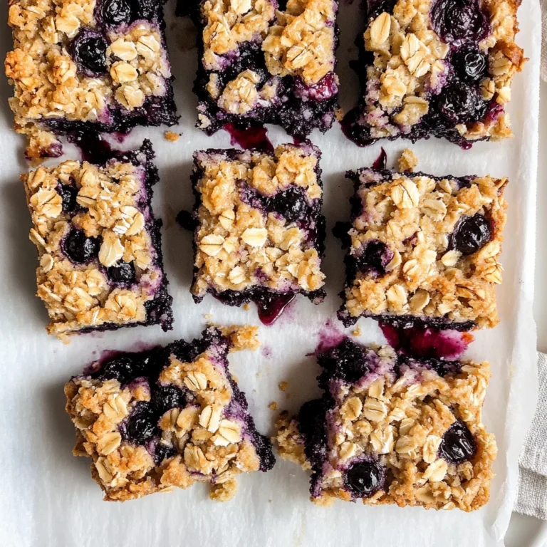Blueberry Oatmeal Bars: Juicy and Irresistible Treats