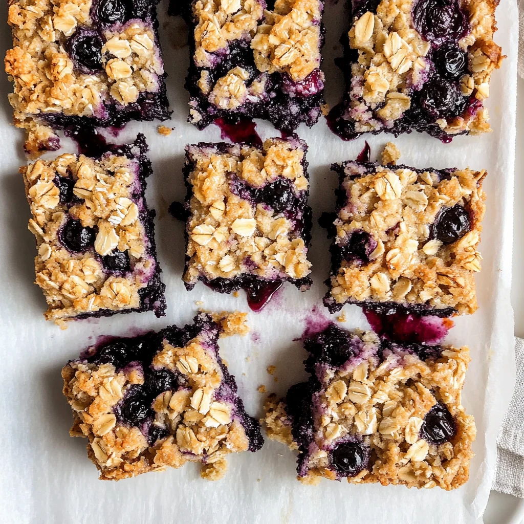 Blueberry Oatmeal Bars: Juicy and Irresistible Treats