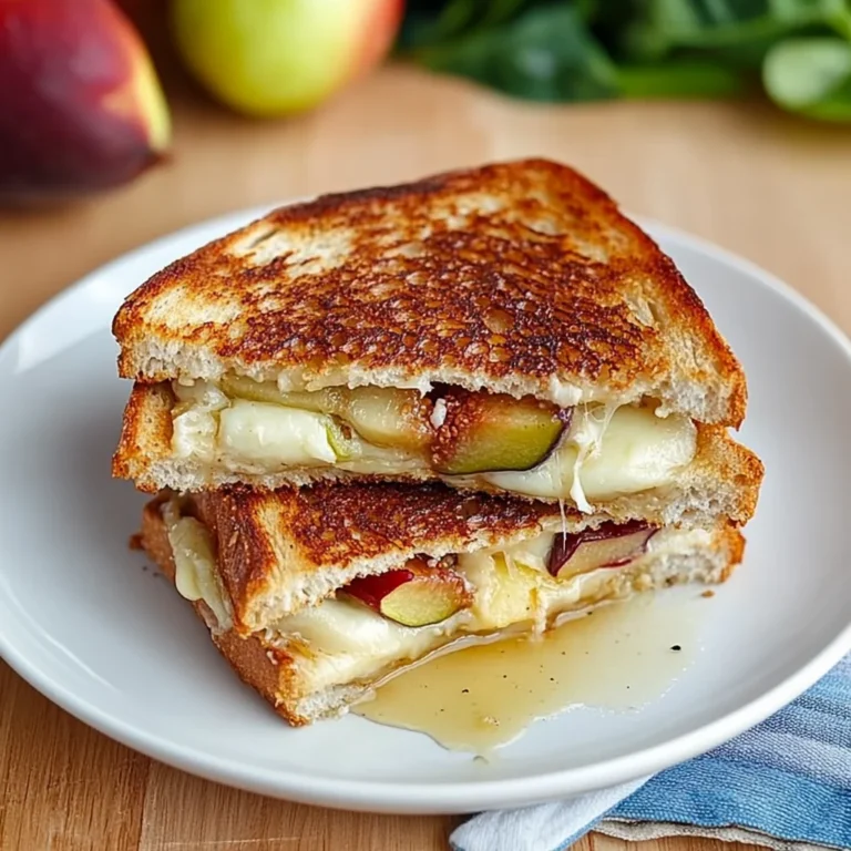 Brie, Fig, and Apple Grilled Cheese: Gourmet Delight Awaits