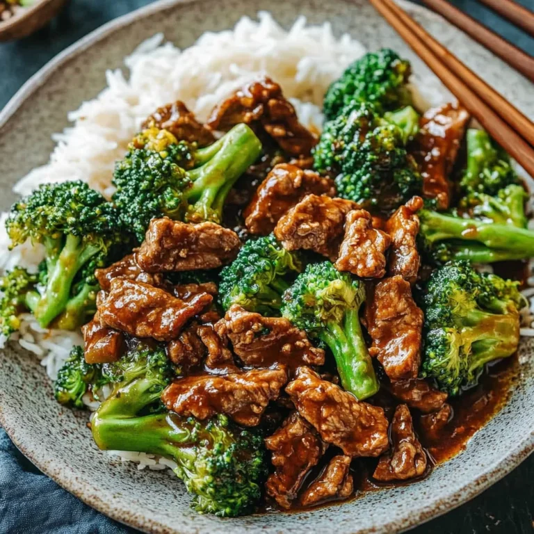 Chinese Beef and Broccoli: Bursting with Flavor