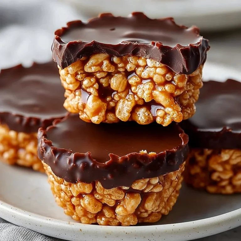 Chocolate Peanut Butter Rice Krispie Cups: Irresistibly C…