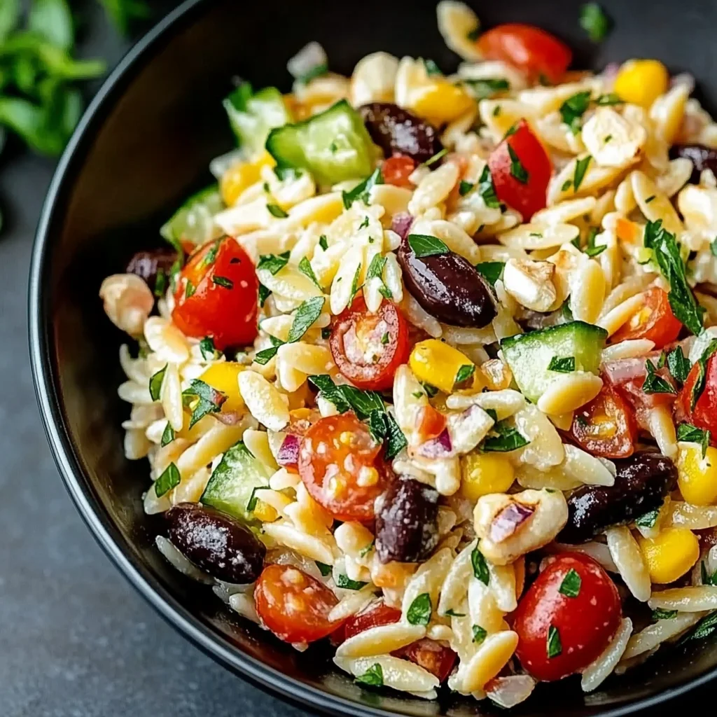 Cowboy Orzo Salad: A Zesty Delight for Every Occasion