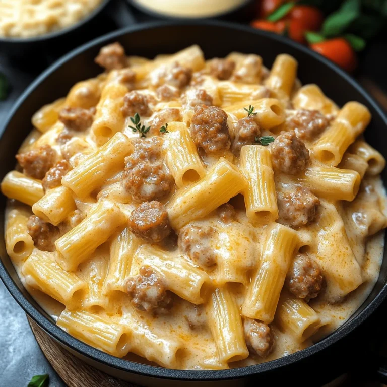 Creamy Sausage Rigatoni: A Soul-Warming Delight