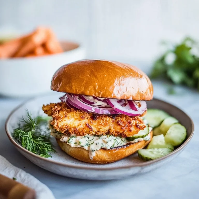 Crispy Dill Chicken Sandwich: A Flavor Explosion Awaits