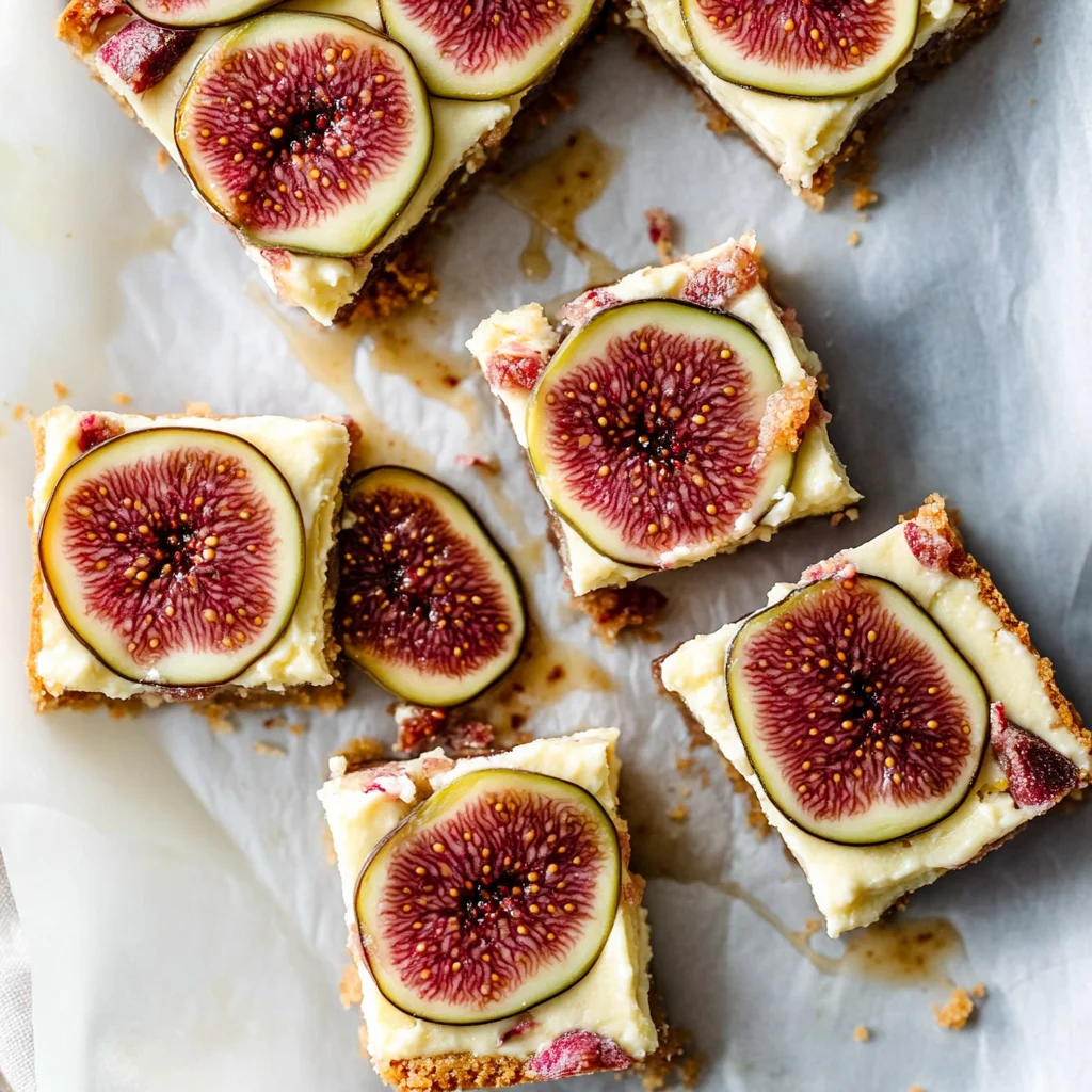 Decadent Fig and Cream Cheese Bars: Pure Indulgence Awaits