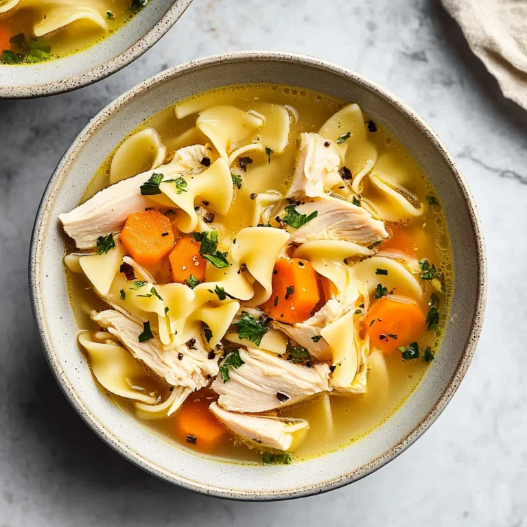 Easy Chicken Noodle Soup: A Cozy Comfort Food Favorite
