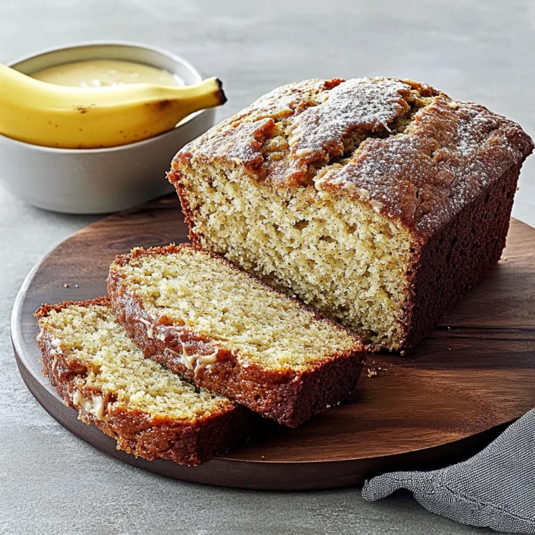 Easy Moist Banana Bread: A Slice of Comfort