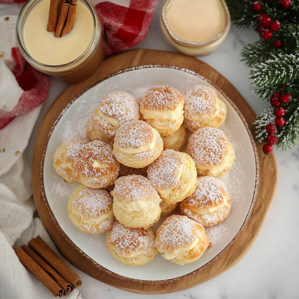 Eggnog Cream Puffs: Decadent Holiday Treats You’ll Love