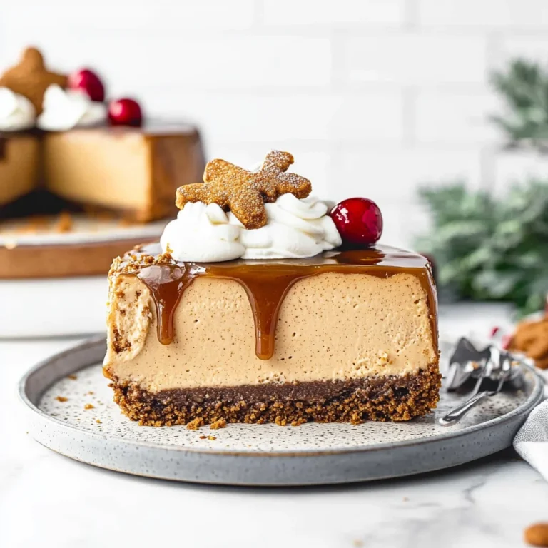 Gingerbread Cheesecake: Cozy and Indulgent Delight