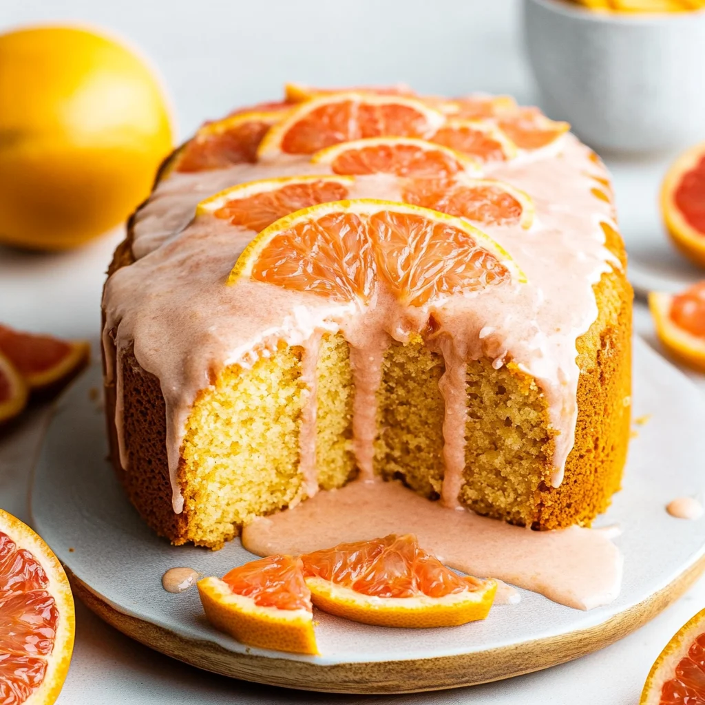 Grapefruit Pound Cake: A Refreshing Citrus Delight